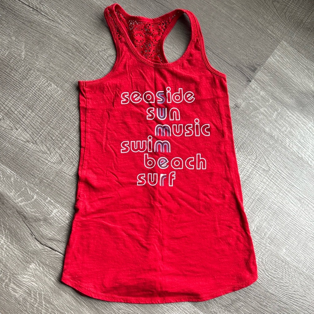 Red White Blue Summer Tank Top